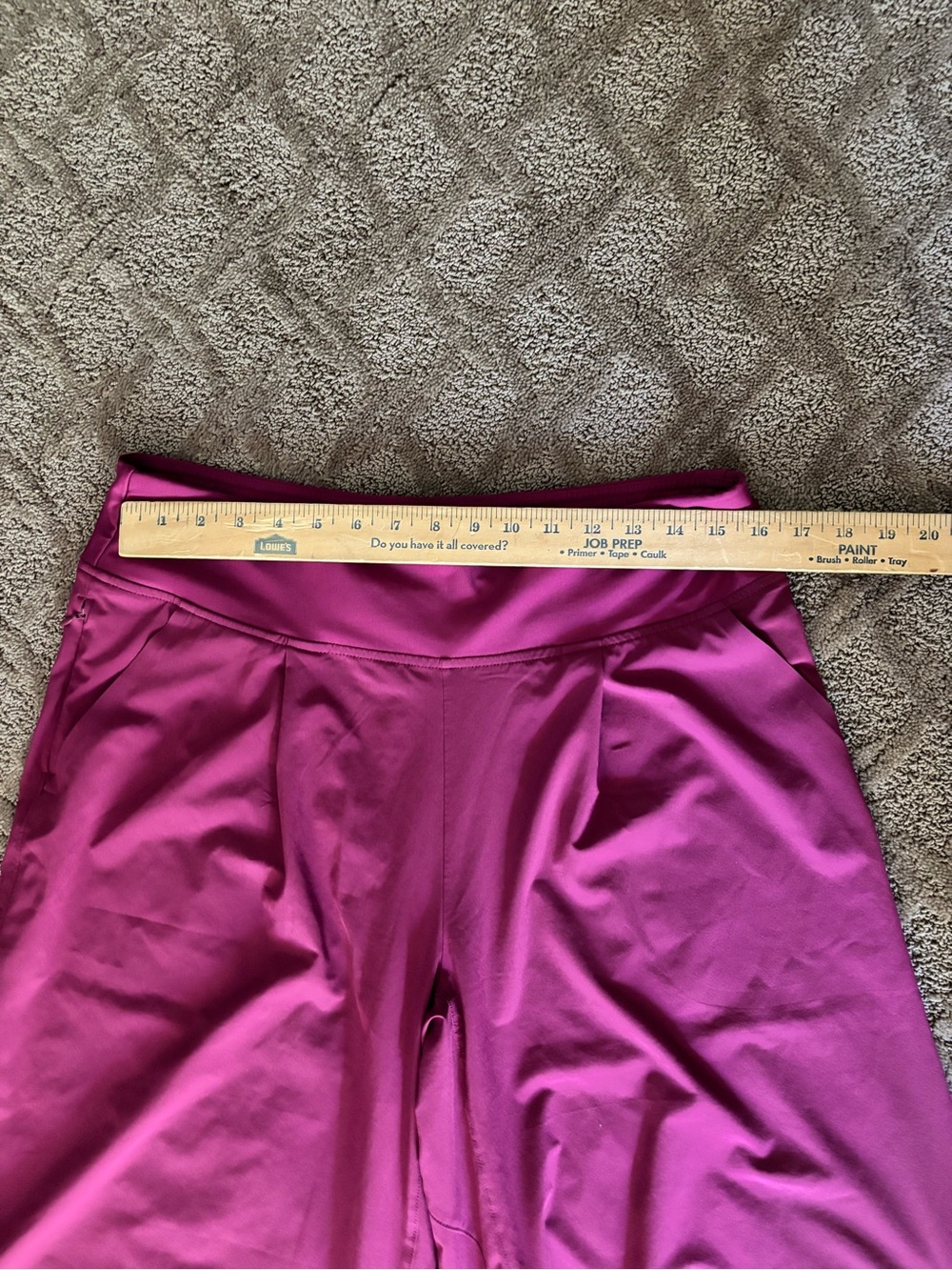 Title Nine Round Trip Wide Leg cropped petite pants, size Large - Picture 8 of 11